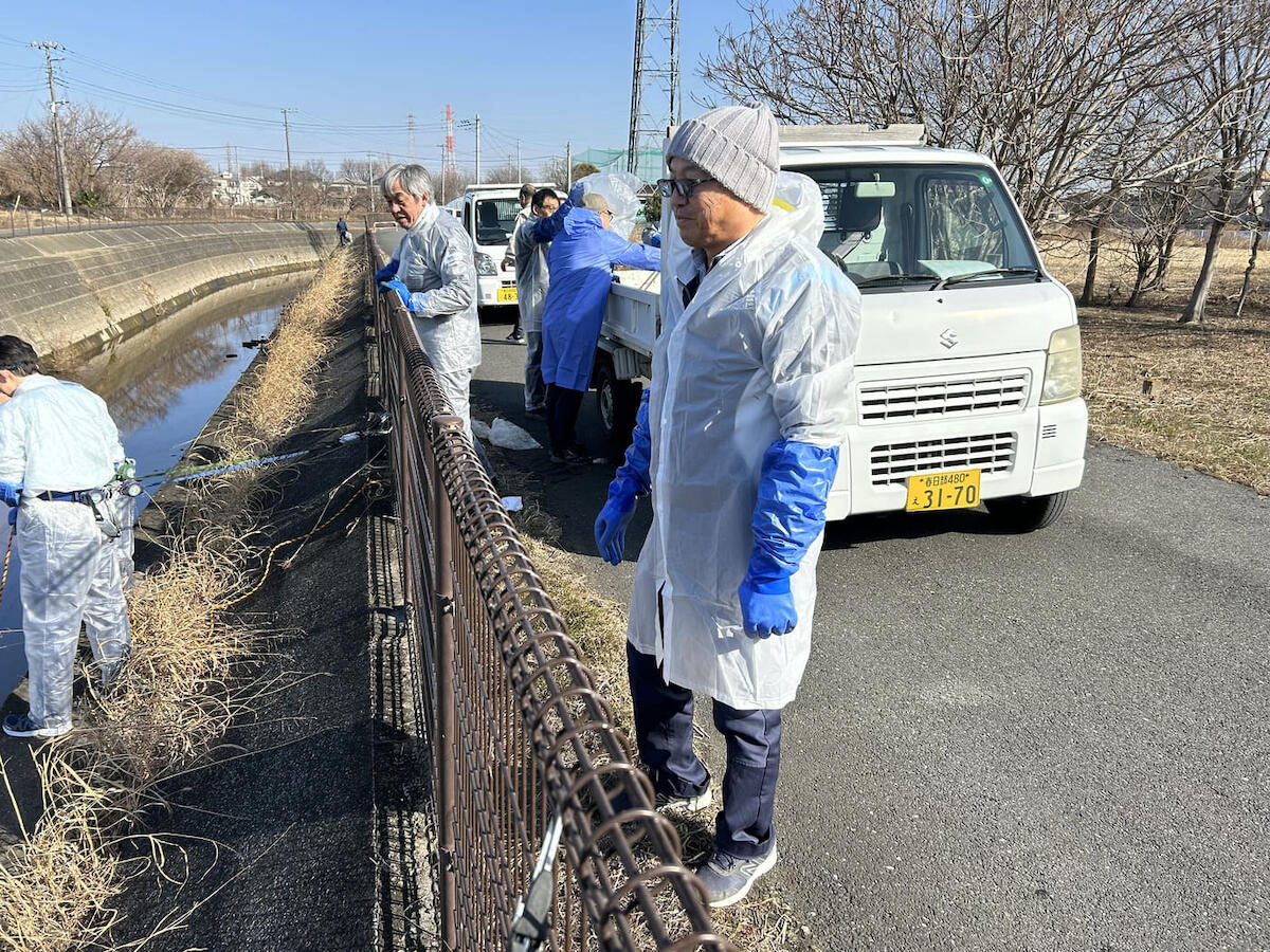 第51回葛西用水路ボランティア 土木事業本部 東日本工事部 工藤部長