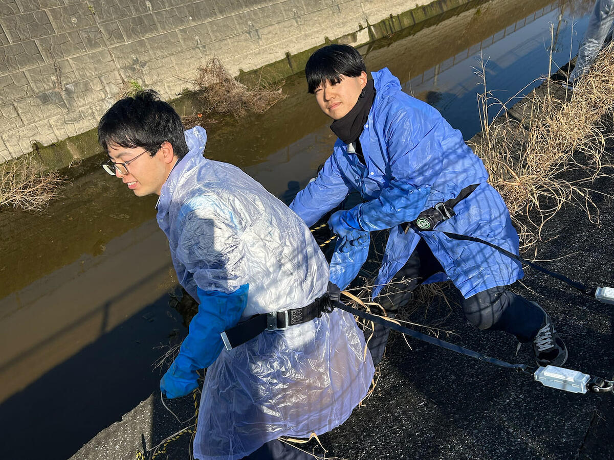 第51回葛西用水路ボランティア 土木事業本部 東日本工事部 田中さん