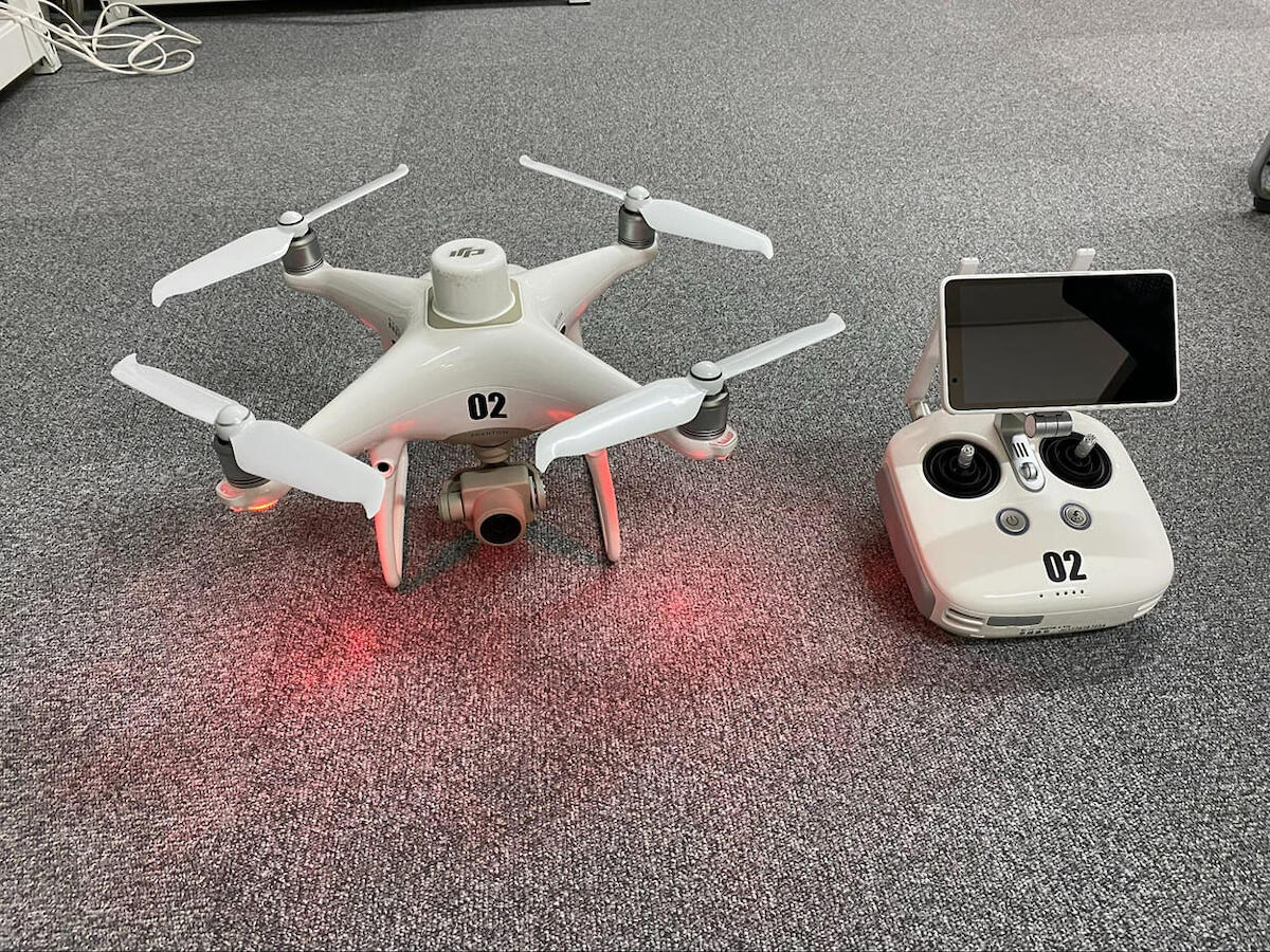 写真測量ドローン:Phantom 4 RTK