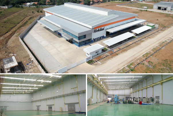 碧海工機インドネシア工場新築工事