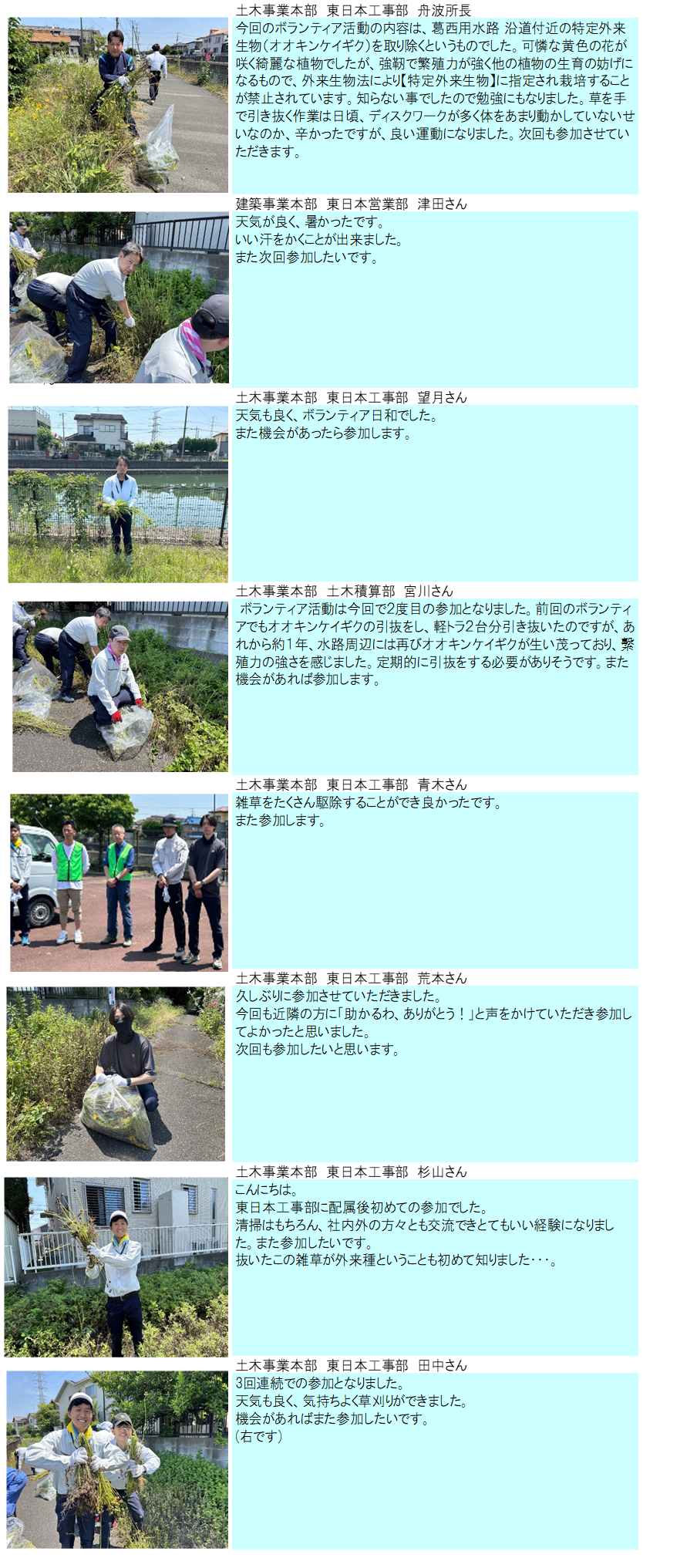 2025.06.07 第49回清掃活動 活動コメント②